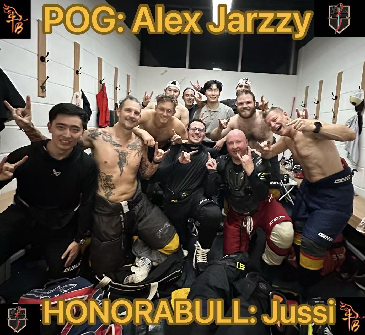 Bulls Week 1 locker-room photo